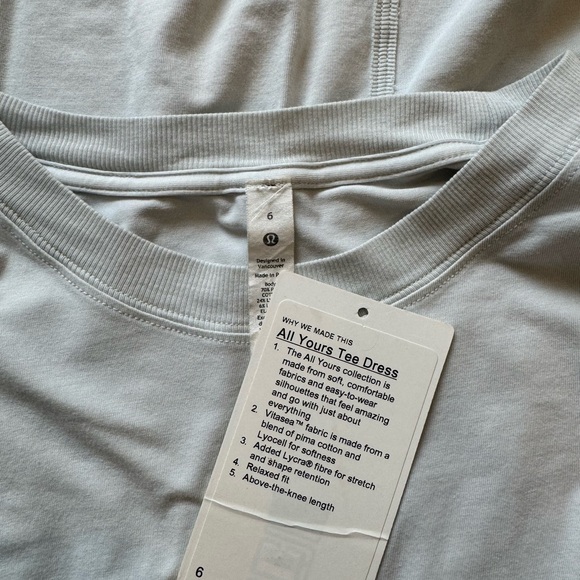 Lululemon All Yours Tee Dress 🤍 - Picture 5 of 5